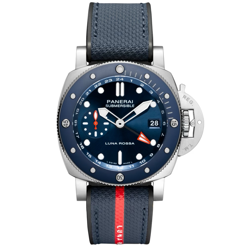 PAM01507 サブマーシブル GMT ルナ・ロッサ チタニオ