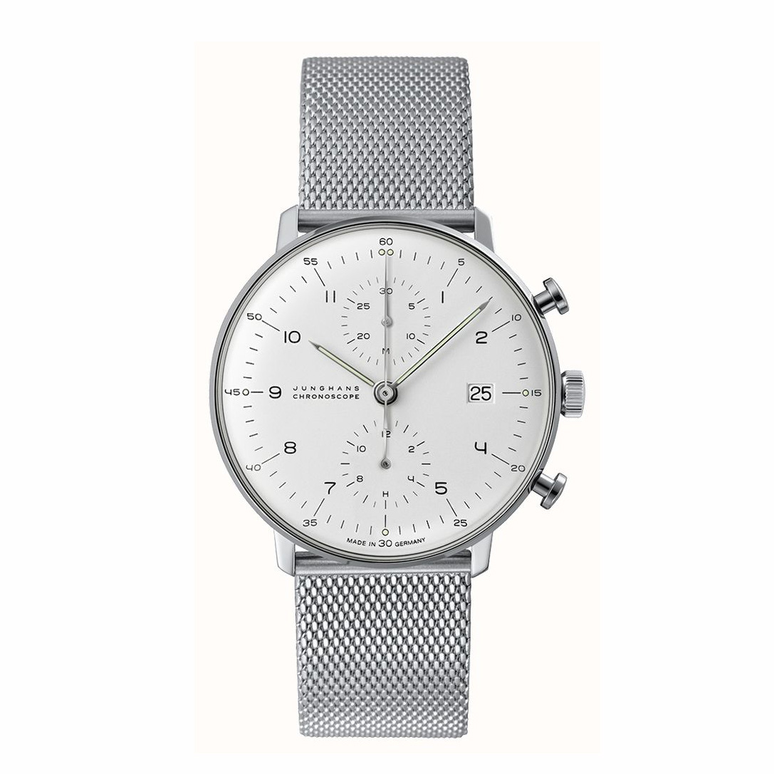 max bill by junghans chronoscope