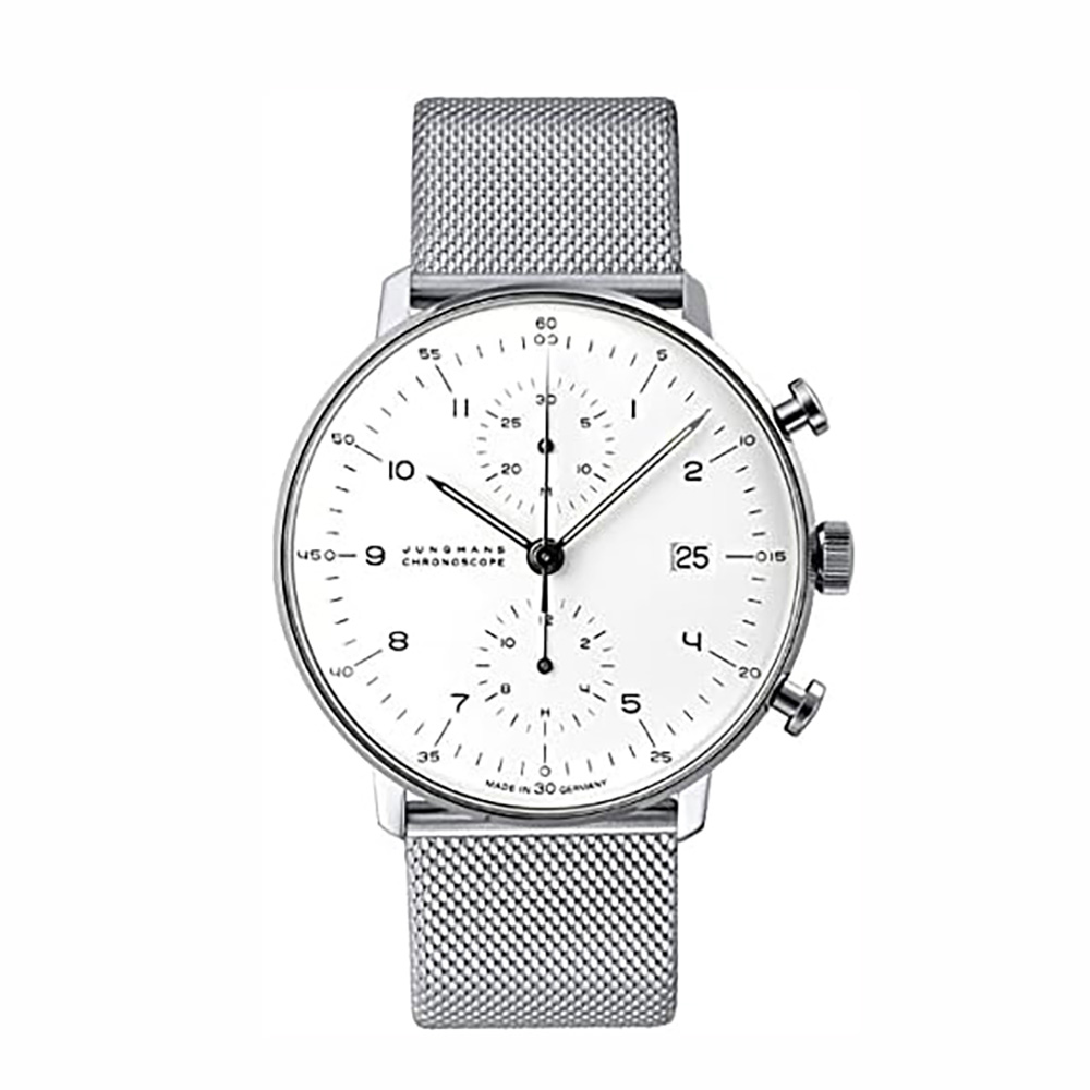 max bill by junghans chronoscope